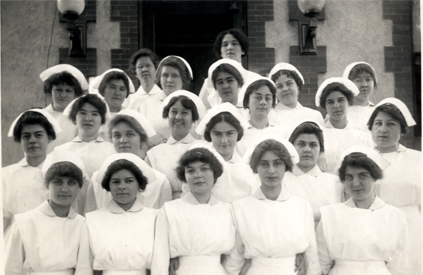 First Class of Pupil Students, Crouse-Irving Hospital Training School for Nurses, 1913