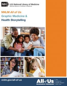 NNLM All of Us Graphic Medicine and Health Storytelling program guide cover