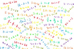 Random array of simple arithmetic formulas