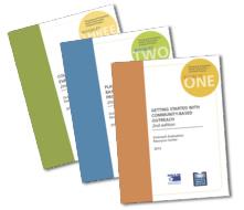 Covers of the three Evaluation Booklets 
