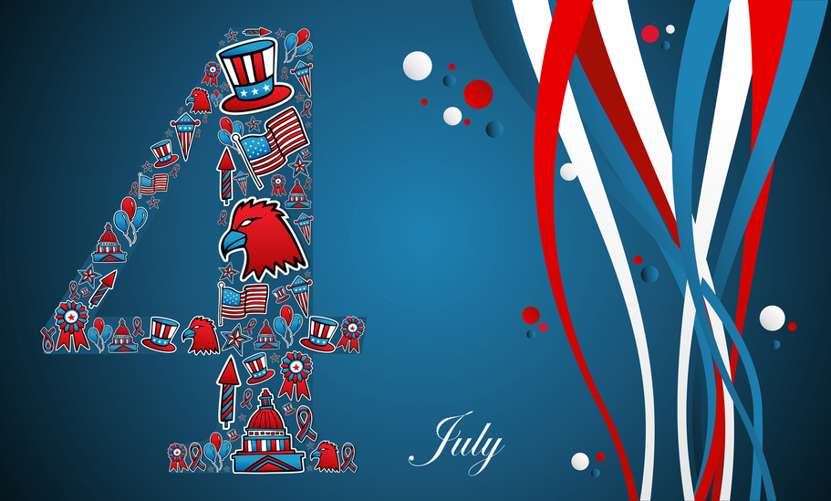 4th of July graphic image 