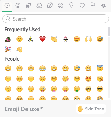 Emoji screen capture in Slack