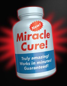 Pill bottle Miracle Cure