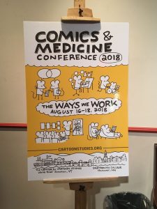 Comics and Medicine Conference 2018 poster.