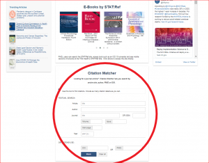 Citation Matcher on PHDL