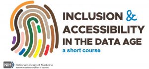 Logo and Text for Inclusion and Accessibility in the Data Age Short Course