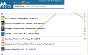 Find Essential Evidence in StatRef