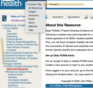 Search Current Title in EE+