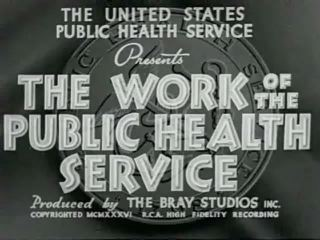 "Book cover - The Work of the Public Health Service"