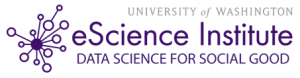 University of Washington eScience Institute Data Science for Social Good logo