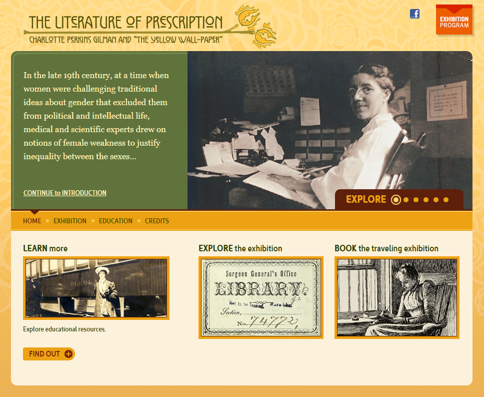 Literature of Prescription NLM exhibit