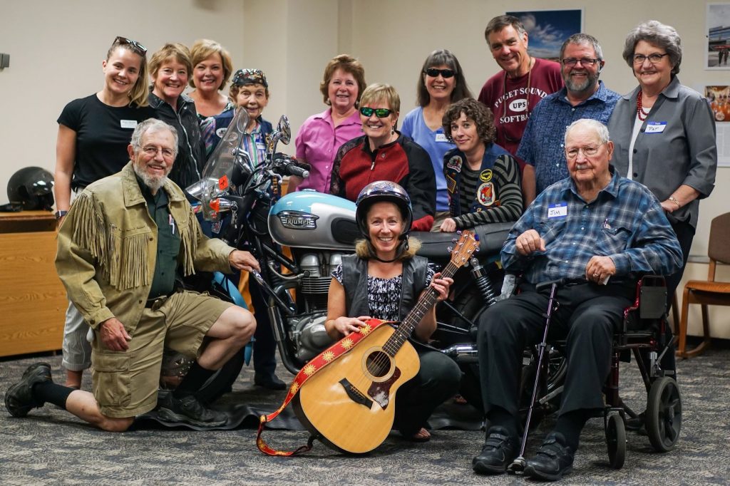 Participants of the Missoula Public Library Memory Cafe