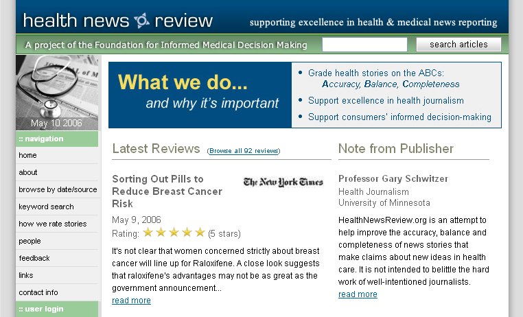 Health News Review