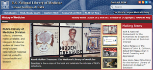 NLM History of Medicine Home page
