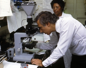 Robert C. Gallo, MD, at the National Institutes of Health, early 1980s