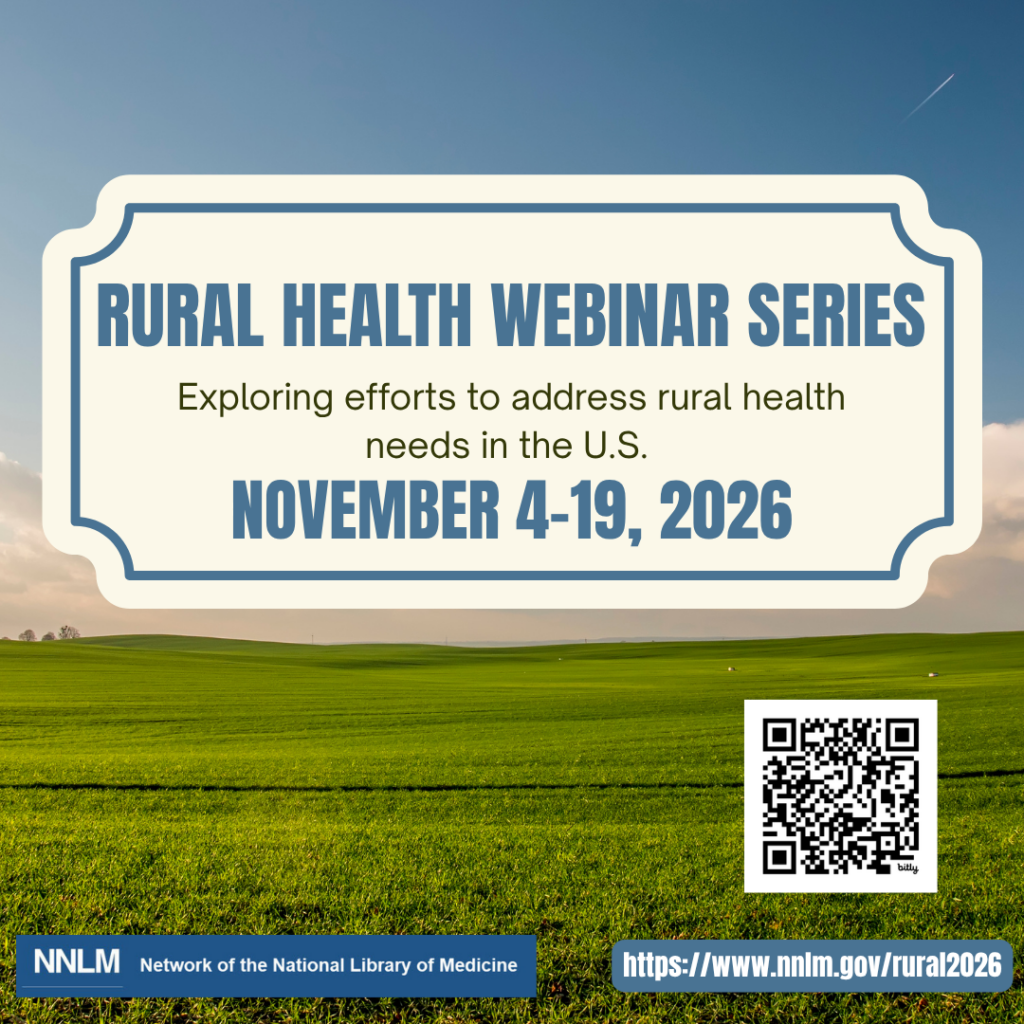 Rural Health Webinar Series flyer