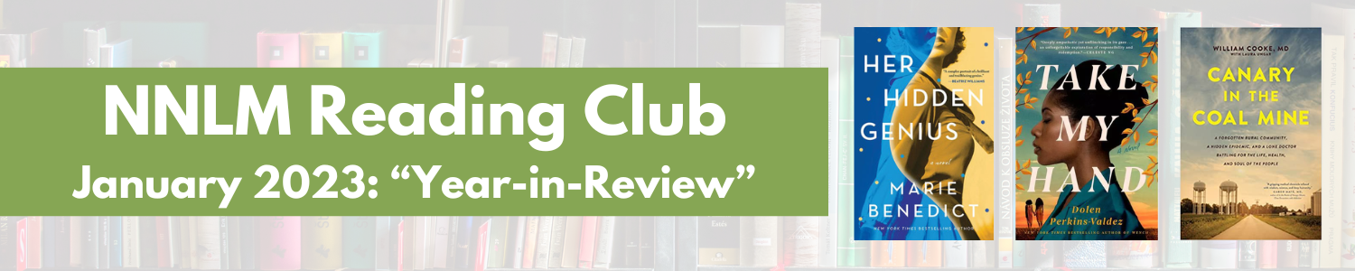 banner promoting January 2022 NNLM Reading Club: Year in Review
