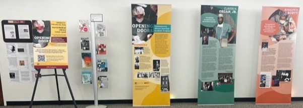 NLM exhibit, "Opening Doors: Contemporary African American Academic Surgeons", at Norris Library of 