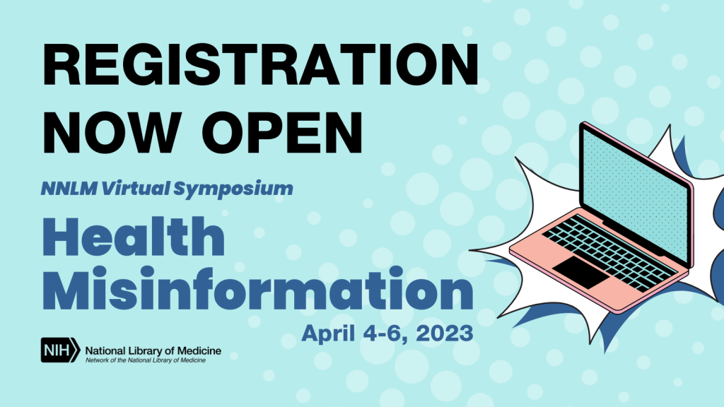 Registration now open for NNLM Virtual Health Misinformation Symposium flyer