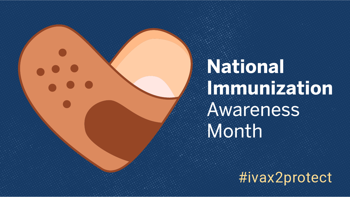 National Immunization Awareness Month Logo
