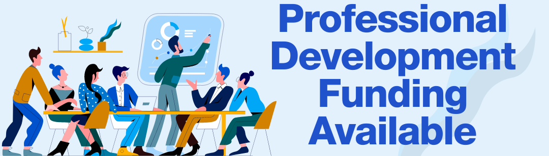 Professional Development Funding Award Banner