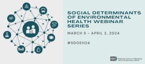 Logo for Social Determinants of Health Webinar Series