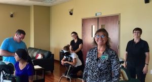 Arlene and massage team